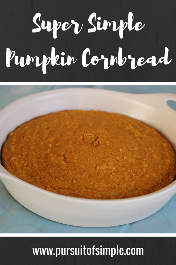 Super Simple Pumpkin Cornbread