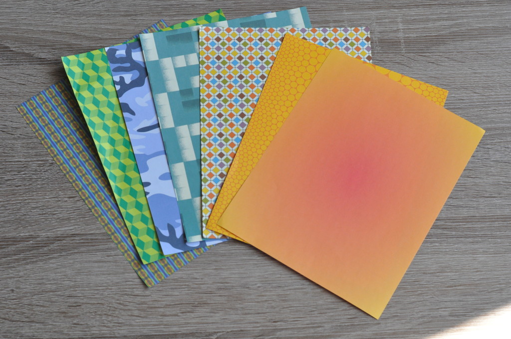 Here's a sampling of some of the fun designs that came with our paper airplane gift set.