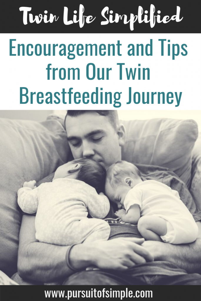 Tips and Encouragement to Breastfeed Twins