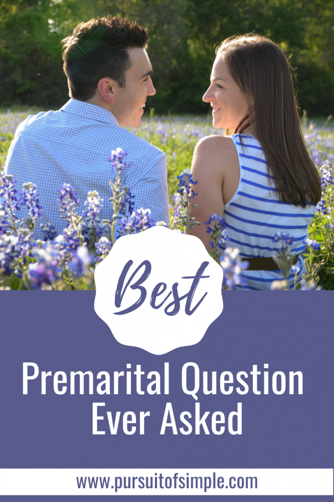 Best question to ask in premarital counseling